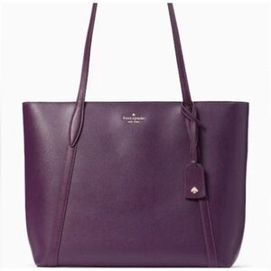NWT Kate Spade Large Cara Tote Ripe Plum